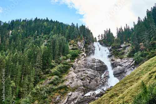 The Krimml Waterfalls / total height of 380 metres (1,247 feet) / the highest waterfall in Austria