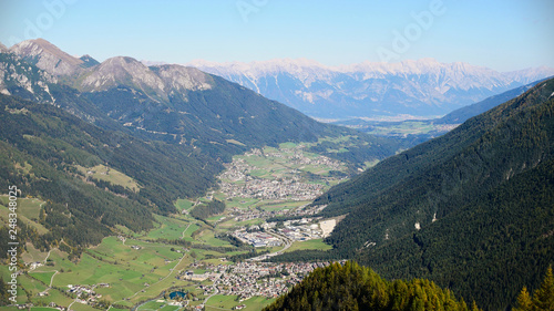 Panoramic view of Stubaital from Elfer.