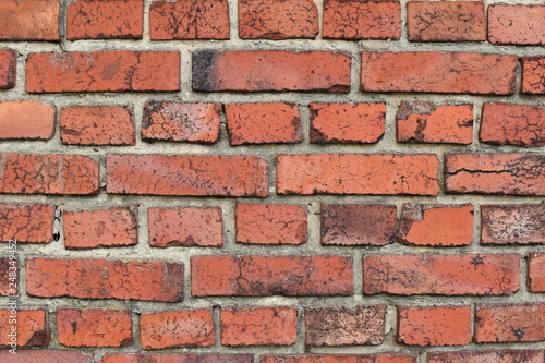 Brick wall texture.Soft light brown tone. Style, design.Background and texture for text or image.