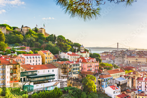 Lisbon, Portugal City Skyline