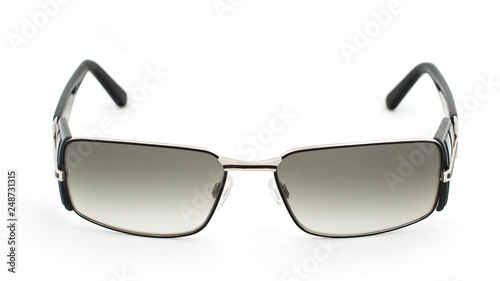 Retro sunglasses on white background isolated