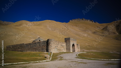 Tash Rabat caravanserai in Tian Shan mountain in Naryn province, Kyrgyzstan