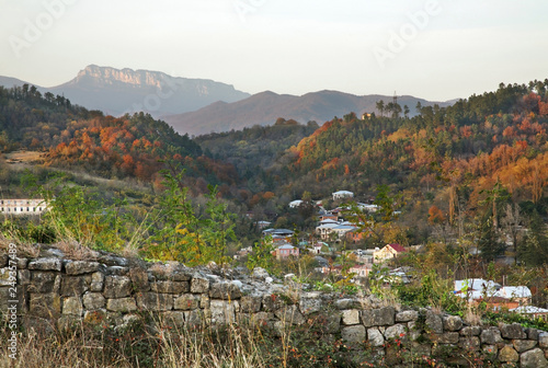 Mountains near Kutaisi. Imereti Province. Georgia