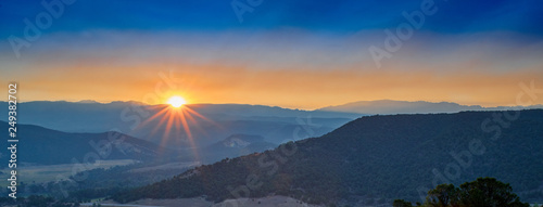 Sunrise at Ridgway State Park Colorado