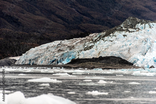 Glacial Moraine Pio XI Glacier