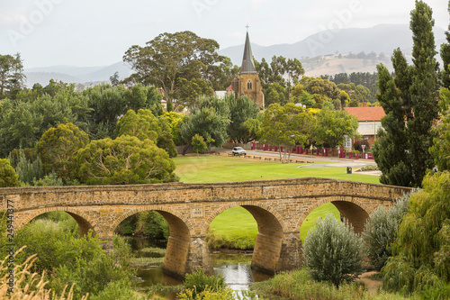 Richmond historic town and Australia's oldest stone bridge, Tasmania