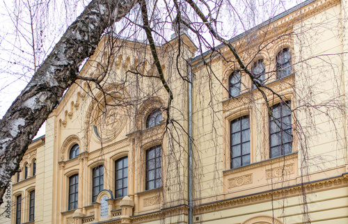 The Nozyk Synagogue - the only surviving prewar Jewish house of prayer in Warsaw. Warszawa, Poland.