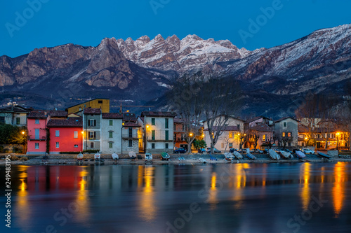 Pescarenico, al tramonto