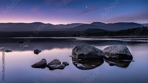 Sunrise at Loch Morlich, Scotland