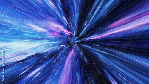 Time vortex tunnel background.Wormhole though time and space.Seamless loop wormhole straight through time and space, warp straight ahead through this science fiction