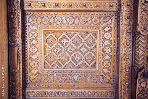 Old Golden Doors of the Jaipur City Palace