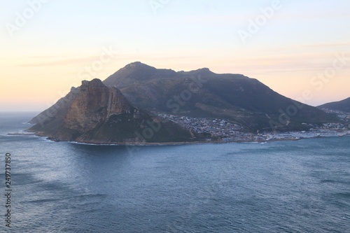 Chapman's Peak Drive on the Atlantic Coast between Hout Bay and Noordhoek is a beautiful views in the world at Cape Town, South Africa