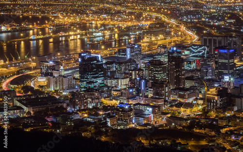 Cape Town Metropolitan at night