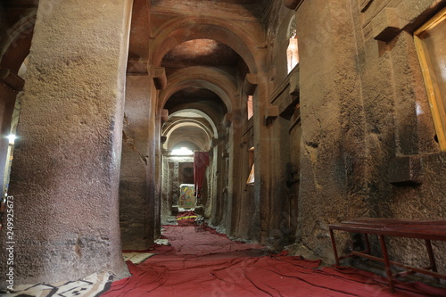 Casa del Salvador del Mundo Bete Medhane Alem en Lalibela, Etiopía