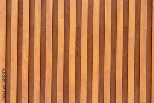 the texture of the wooden walls of perpendicular slats