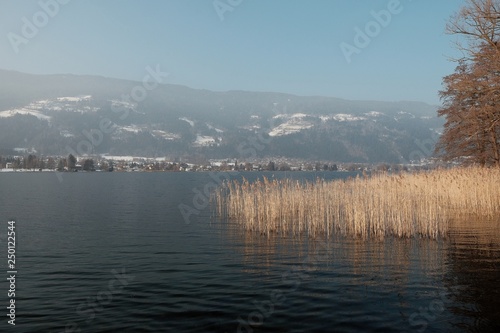 Lake Ossiach in Austrian Alps