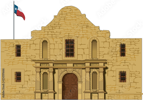 Alamo Vector Illustration