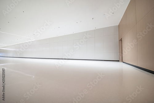 Modern building indoor environment design / corridor underground passage environment background material