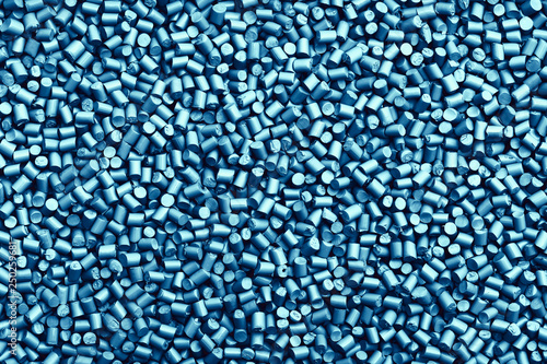 Kunststoff/Plastik Granulat Blau
