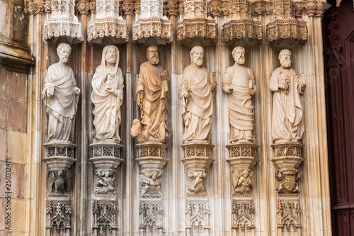 The Monastery of Santa Maria da Vitoria in Batalha, one of the most important Gothic places in Portugal. A World Heritage Site since 1983