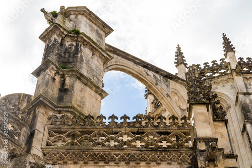 The Monastery of Santa Maria da Vitoria in Batalha, one of the most important Gothic places in Portugal. A World Heritage Site since 1983