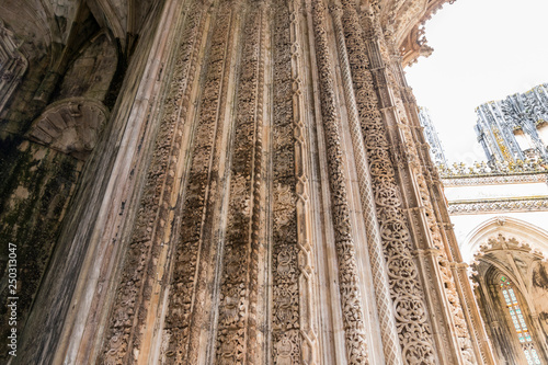 The Monastery of Santa Maria da Vitoria in Batalha, one of the most important Gothic places in Portugal. A World Heritage Site since 1983