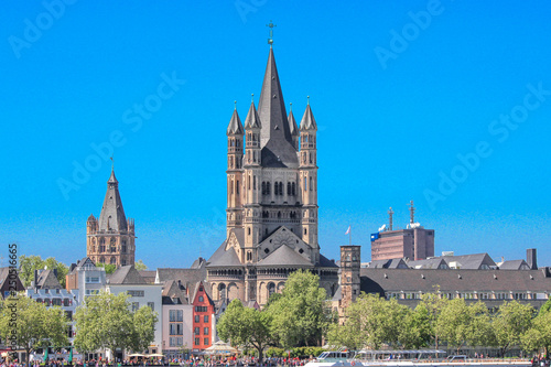 Groß Sankt Martin Kirche am Fischmarkt Köln 