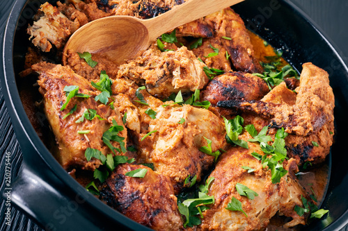 Kuku Paka, Kenyan Chicken stewed in Coconut Sauce