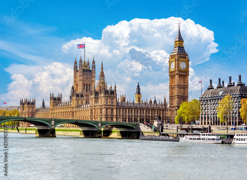 Big Ben and Houses of Parliament, London, UK