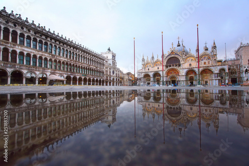 Piazza San Marco in the morning.