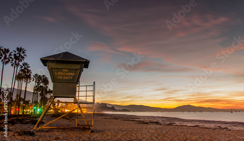 Santa Barbara California Sunset