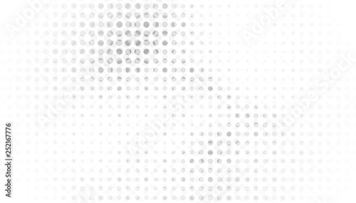 Gray dot pattern geometric abstract background. Clean Gray wallpaper backdrop.