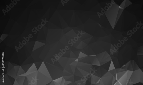 vector dark abstract polygonal background - Separate layers for easy editing