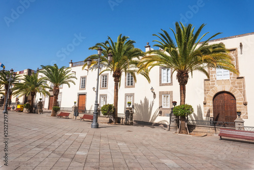 Las Palmas de Gran Canaria, Spain. Urban landscape, colonial houses in Vegueta .
