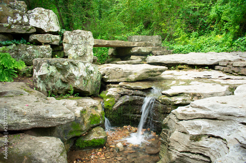 Rock Bridge at the Waterfall, Crystal Bridges, Rogers, AR