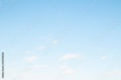 Blue sky as a background on a clear day.