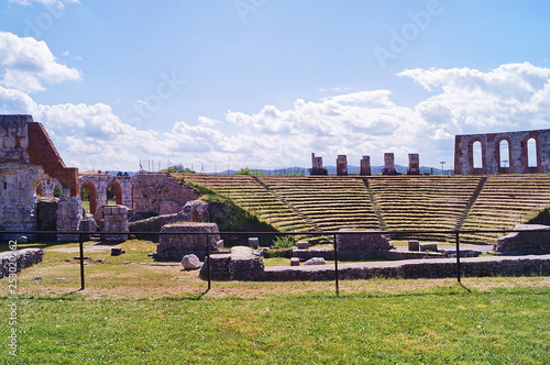 Roman theater, Gubbio, Umbria, Italy