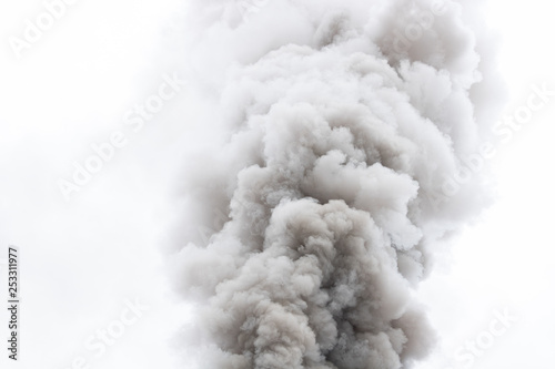 Steam locomotive smoke pollution in Transylvania 