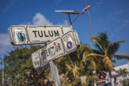 Direction to Tulum