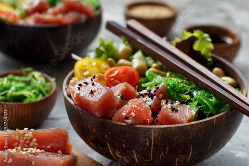 Hawaiian tuna poke bowl