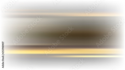 Vector white blur baclkground with horizontal golden lines