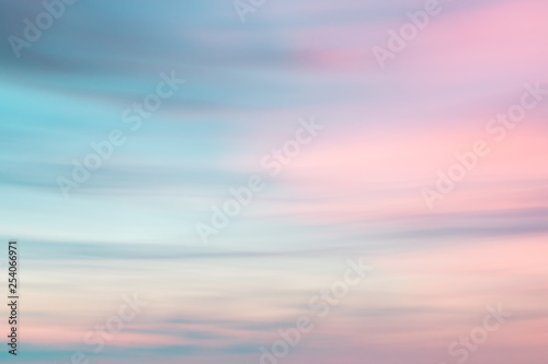 Defocused sunset sky natural background