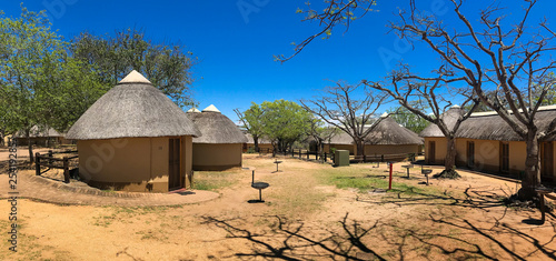 Mpumalanga , South Africa - October 2018 : Rest room and Camping area at kruger national park , South africa