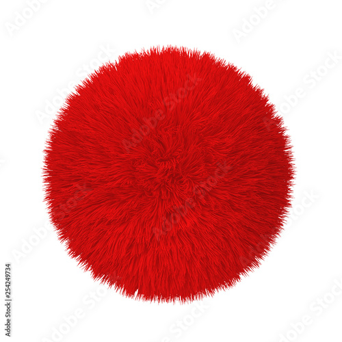 Abstract fluffy ball