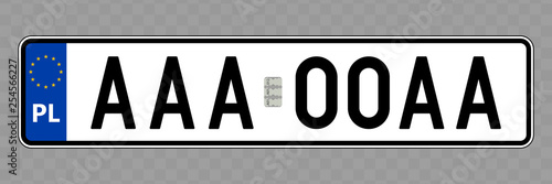 Vehicle number plate