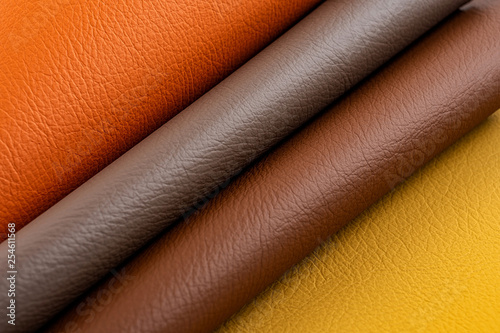 Leather material artificial leather color card