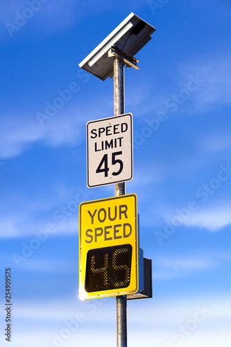 Metered speed matching speed limit