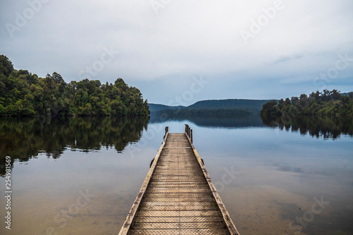 Wooden Dock on West Coast of South Island, New Zealand 1
