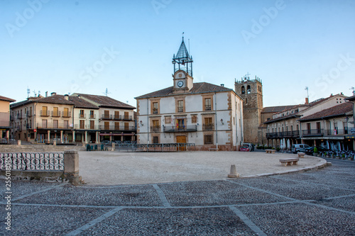 plaza mayor de Riaza, Segovia