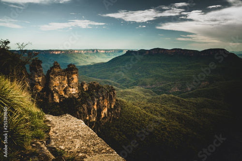 Felsformation 3 Sisters in den Blue Mountains Australien